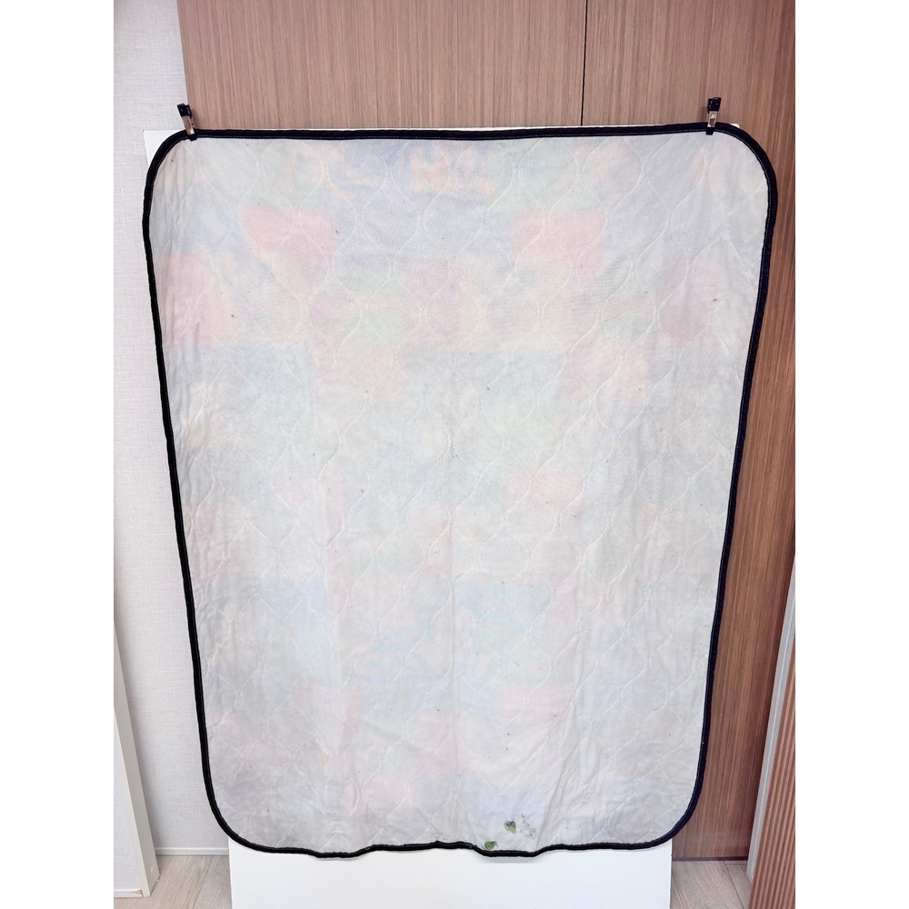 Vintage Disney Mickey Mouse Pluto Quilt Baby Blanket Multi Color Patchwork - Picture 8 of 8